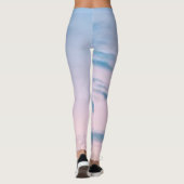 Love Summer Blue Yoga Pantalons, Leggings (Dos)