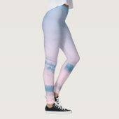 Love Summer Blue Yoga Pantalons, Leggings (Droite)