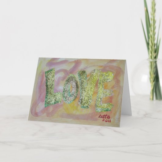 Love Summer Glow Greeting Card ou Cartes de Notes (Devant)