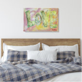 Love Summer Glow Painvas Print (Insitu (Slaapkamer))
