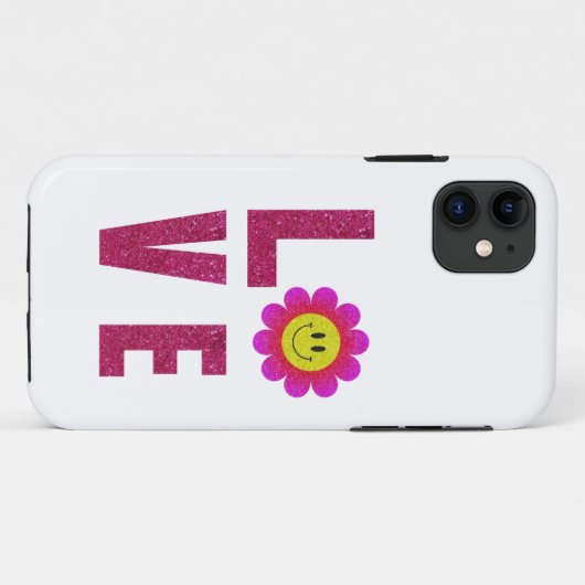 Love Sunflower Case-Mate iPhone Case (Achterkant (horizontaal))