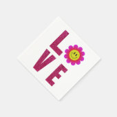 Love Sunflower Servet (Hoek)