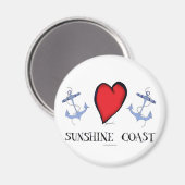 Love Sunshine Coast Magneet (Voorkant / Achterkant)