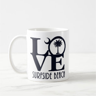 LOVE Surfside Beach SC 11oz Koffiemok