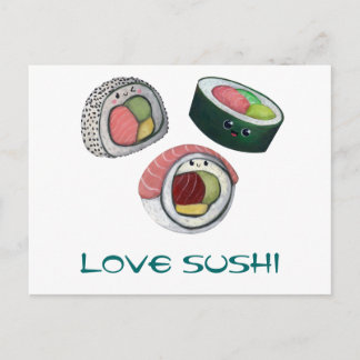 Love Sushi Briefkaart