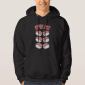 Love Sushi check My Six Pack Japanese Food Pun Hoodie (Voorkant)