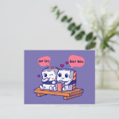 Love Sushi Couple Briefkaart (Staand voorkant)