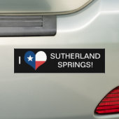 LOVE SUTHERLAND SPRINGS BUMPERSTICKER (Op auto)