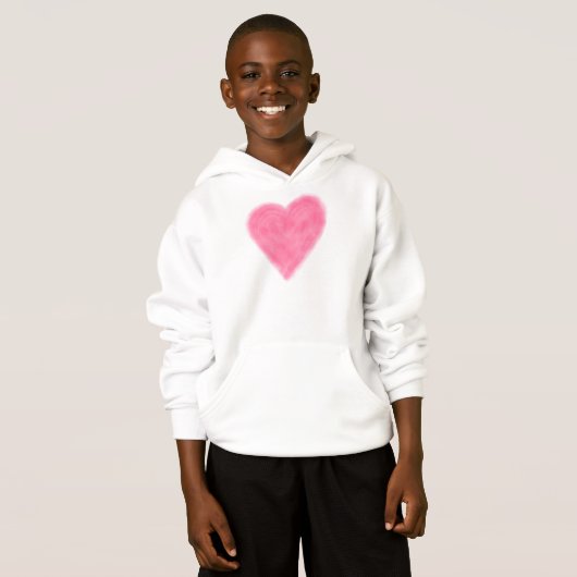 LOVE Sweat - shirt à capuche de l'enfant (Devant entier)