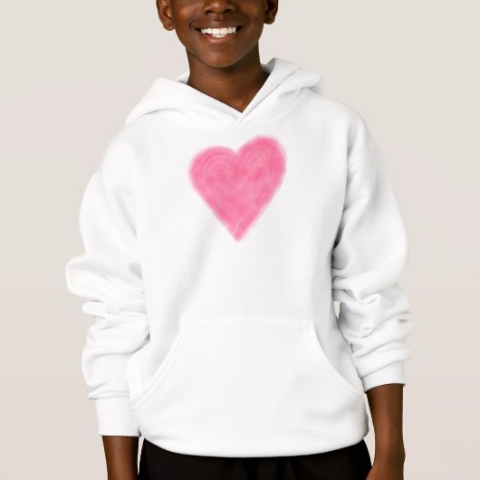 LOVE Sweat - shirt à capuche de l'enfant (Devant)