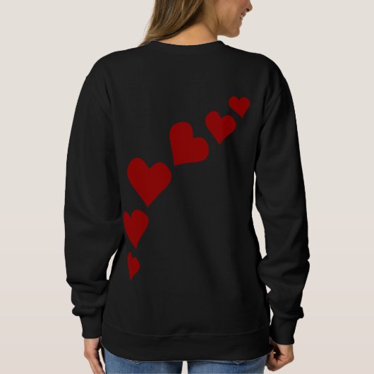 Love Sweatshirts de la chemise de Valentine des (Dos)