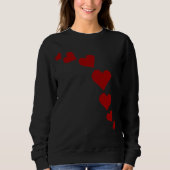Love Sweatshirts de la chemise de Valentine des (Devant)
