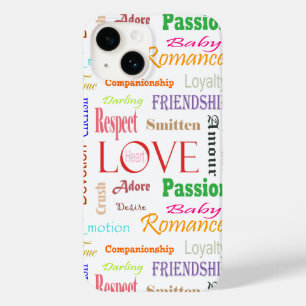 Love Synonyms by Shirley Taylor Case-Mate iPhone 14 Hoesje
