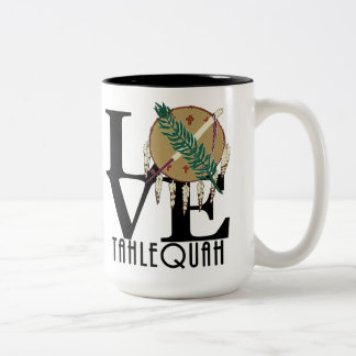 LOVE Tahlequah 15oz Tweekleurige Koffiemok