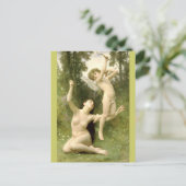 Love Take Off van Bouguereau Briefkaart (Staand voorkant)