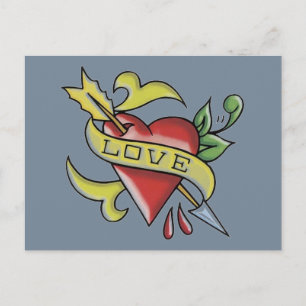 Love Tattoo - Carte postale