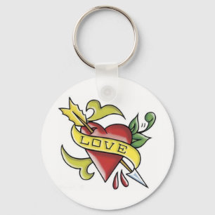 Love Tattoo Sleutelhanger
