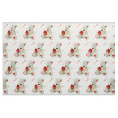 Love Teddy Bear custom name fabric Stof (Fat Quarter)