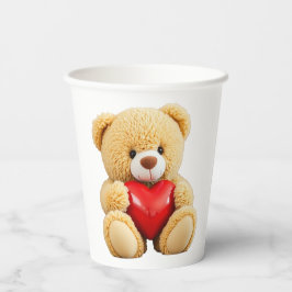 Love Teddy Papieren Bekers