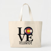 LOVE Telluride Colroado Grote Tote Bag (Voorkant)