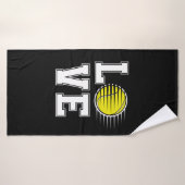 Love Tennis (Serviette de bain)
