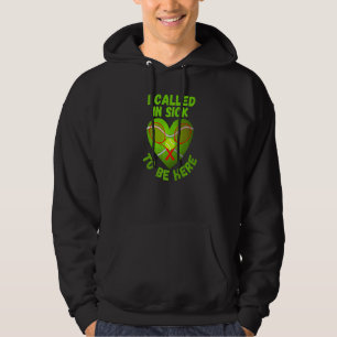Love Tennis Ball Ik belde om hem te zijn Hoodie