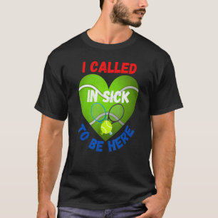 Love Tennis Ball Ik belde om hem te zijn T-shirt