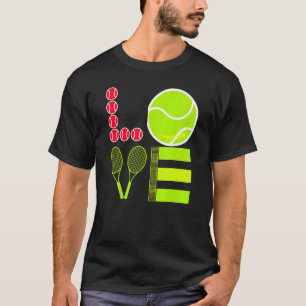 Love Tennis Ball Ik belde om hem te zijn T-shirt