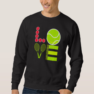 Love Tennis Ball Ik belde om hem te zijn Trui