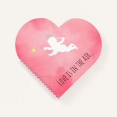 Love Tennis Cupid Notitieboek (Voorkant)