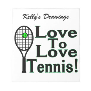 Love Tennis Notitieblok