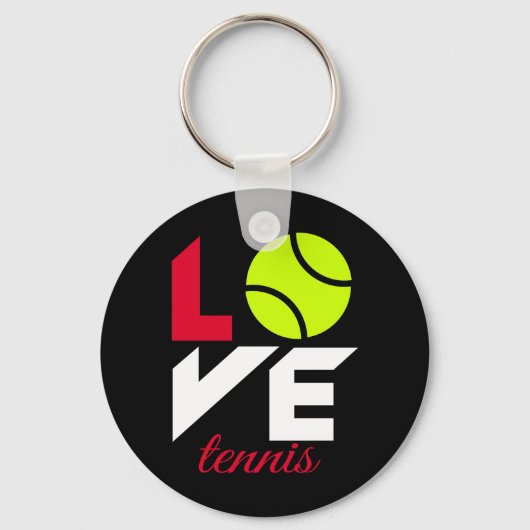 Love tennis sleutelhanger (Voorkant)