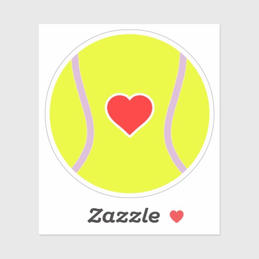 Love tennis sticker (Vel)