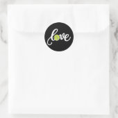Love Tennis Sticker Tennis Ball (Sac)