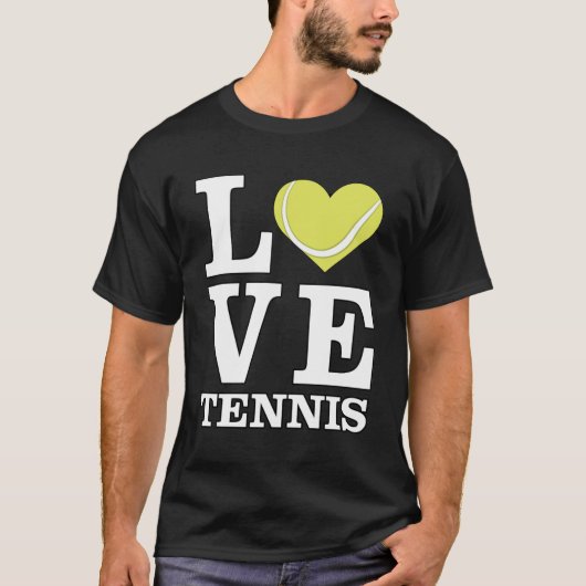 Love Tennis T-shirt (Voorkant)