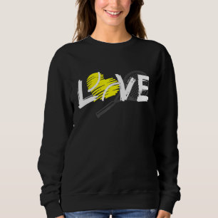Love Tennis Trainer Player Coach Racket Sport Ball Trui
