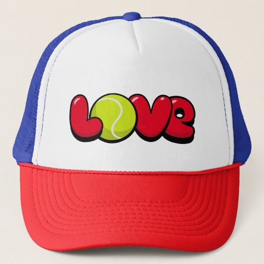 Love Tennis Trucker Pet (Voorkant)