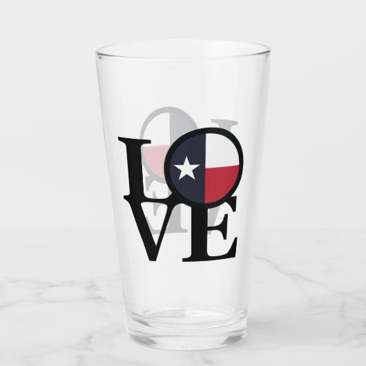 LOVE Texas Glas (Achterkant)