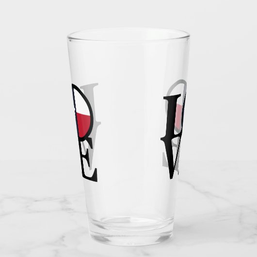 LOVE Texas Glas (Rechts)