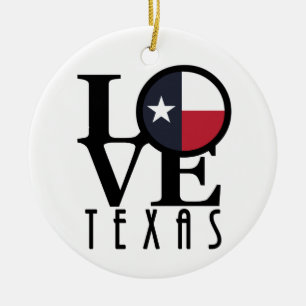 LOVE Texas Ornement
