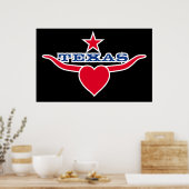 Love Texas Poster (Keuken)