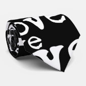 Love Text Cravate Mariage masculine (Roulé)