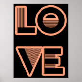 LOVE text design, art déco style (n'importe quelle (Devant)