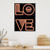 LOVE text design, art déco style (n'importe quelle (Cuisine)