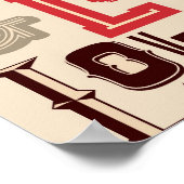 Love Text design Poster (Hoek)