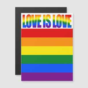 Love Text Gay Pride LGBT Rainbow Flag
