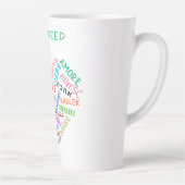 Love Text Latte Mug (Droite)