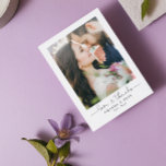 Love & Thanks 2 Mariage de script photo Merci<br><div class="desc">Votre jour de mariage était parfait, et vos invités étaient une grande partie de cela. Quelle meilleure façon de dire "merci" qu'avec un carte de remerciements avec deux de vos photos mariages préférées et un script écrit à la main ? Cette belle carte de remerciements mariage est le moyen idéal...</div>