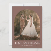 Love Thanks Arch Photo Boho Mariage Merci (Devant)