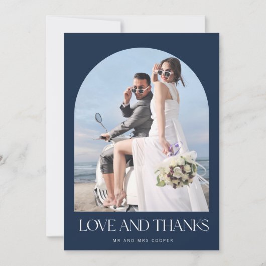 Love Thanks Arch Photo Mariage Merci (Devant)